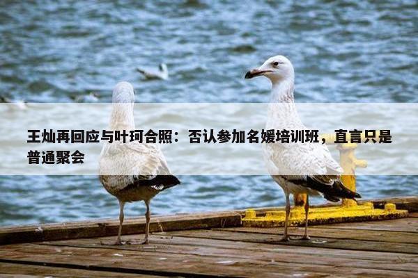 王灿再回应与叶珂合照：否认参加名媛培训班，直言只是普通聚会