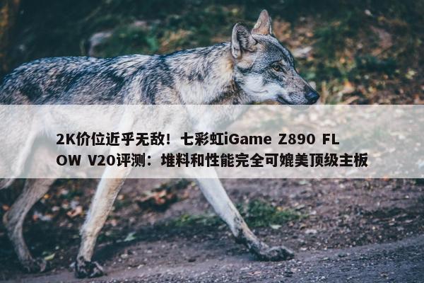 2K价位近乎无敌！七彩虹iGame Z890 FLOW V20评测：堆料和性能完全可媲美顶级主板