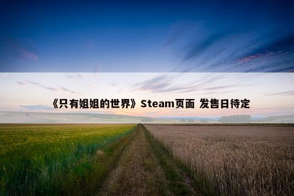 《只有姐姐的世界》Steam页面 发售日待定