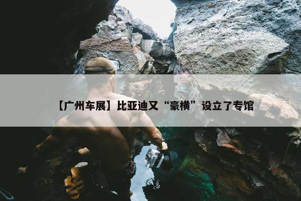 【广州车展】比亚迪又“豪横”设立了专馆