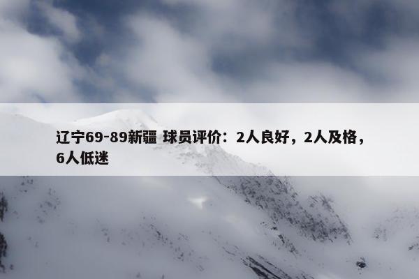 辽宁69-89新疆 球员评价：2人良好，2人及格，6人低迷