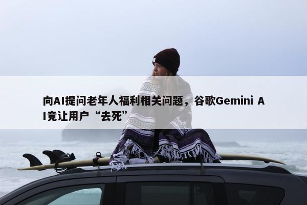 向AI提问老年人福利相关问题，谷歌Gemini AI竟让用户“去死”