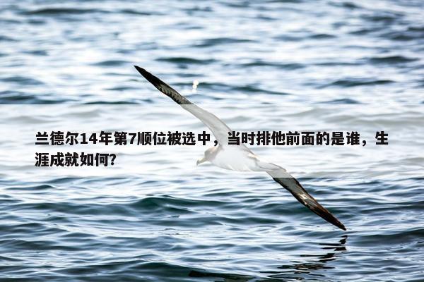 兰德尔14年第7顺位被选中，当时排他前面的是谁，生涯成就如何？