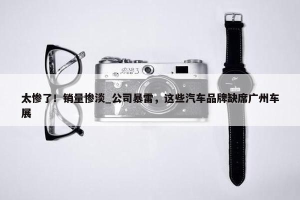 太惨了！销量惨淡_公司暴雷，这些汽车品牌缺席广州车展