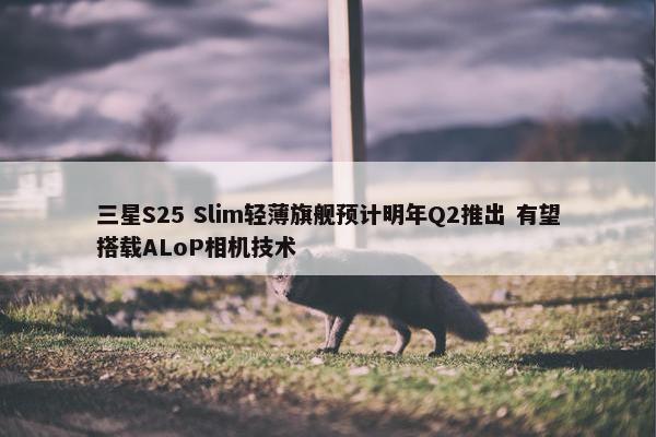 三星S25 Slim轻薄旗舰预计明年Q2推出 有望搭载ALoP相机技术