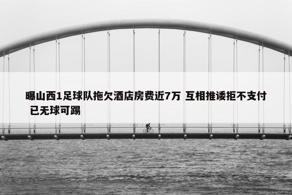 曝山西1足球队拖欠酒店房费近7万 互相推诿拒不支付 已无球可踢