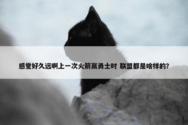 感觉好久远啊上一次火箭赢勇士时 联盟都是啥样的？