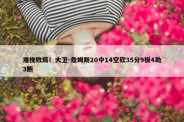 难挽败局！大卫-詹姆斯20中14空砍35分9板4助3断