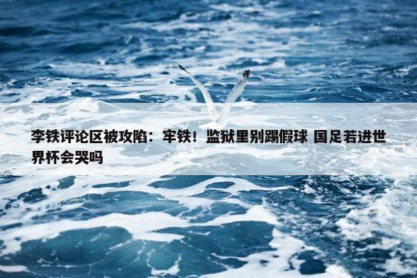 李铁评论区被攻陷：牢铁！监狱里别踢假球 国足若进世界杯会哭吗