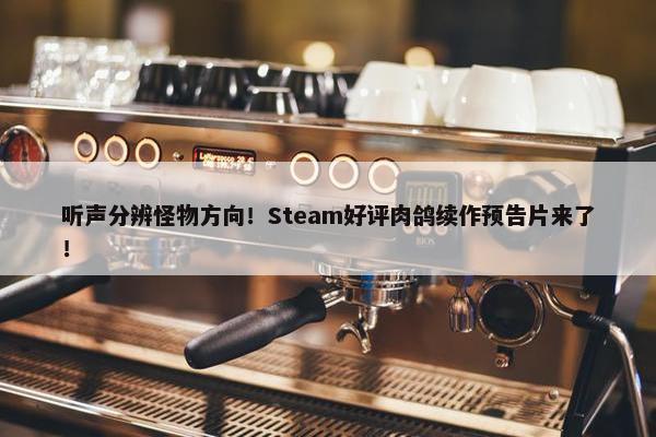 听声分辨怪物方向！Steam好评肉鸽续作预告片来了！