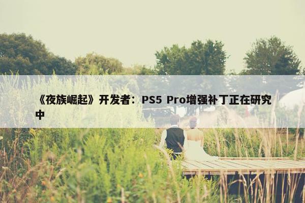 《夜族崛起》开发者：PS5 Pro增强补丁正在研究中