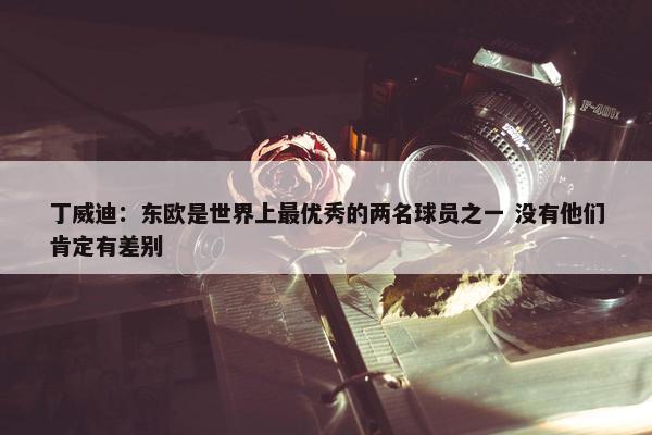 丁威迪：东欧是世界上最优秀的两名球员之一 没有他们肯定有差别