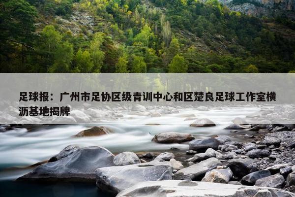 足球报：广州市足协区级青训中心和区楚良足球工作室横沥基地揭牌