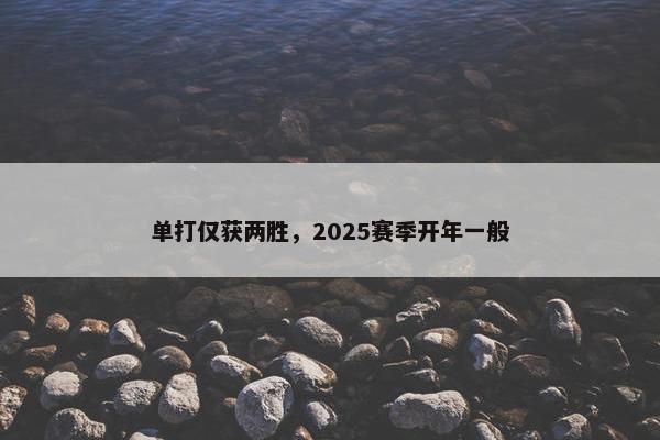 单打仅获两胜，2025赛季开年一般