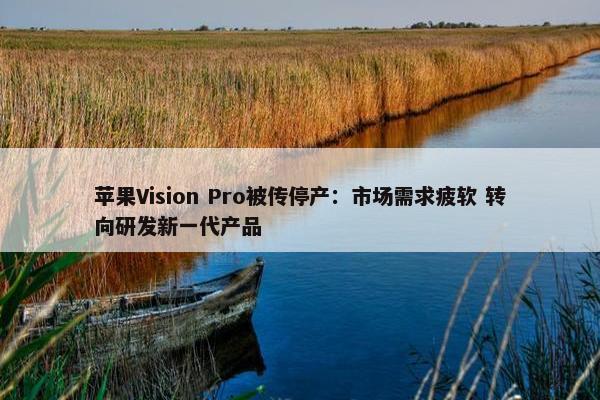 苹果Vision Pro被传停产：市场需求疲软 转向研发新一代产品