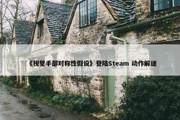 《视觉手部对称性假设》登陆Steam 动作解谜