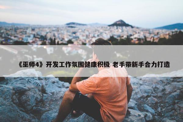 《巫师4》开发工作氛围健康积极 老手带新手合力打造