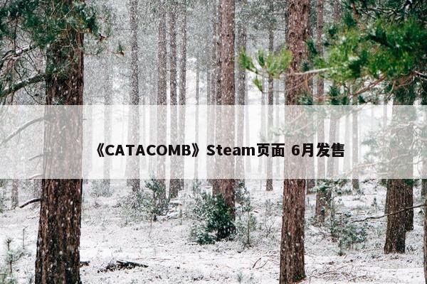 《CATACOMB》Steam页面 6月发售