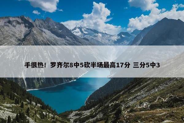 手很热！罗齐尔8中5砍半场最高17分 三分5中3