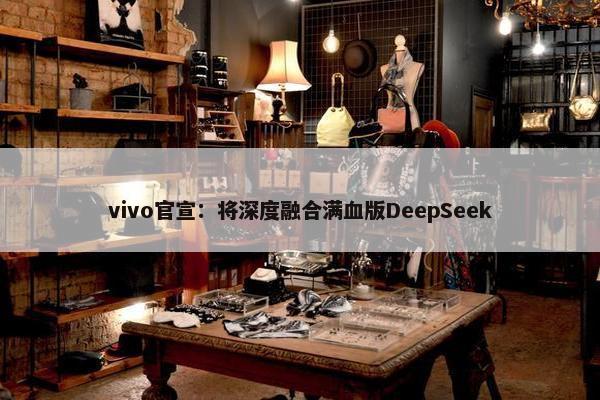 vivo官宣：将深度融合满血版DeepSeek