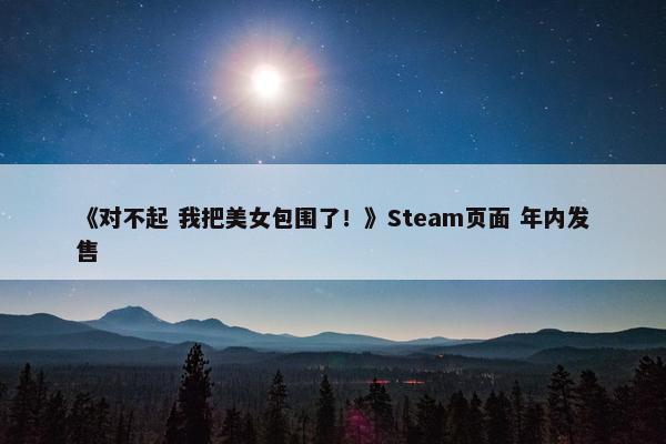 《对不起 我把美女包围了！》Steam页面 年内发售