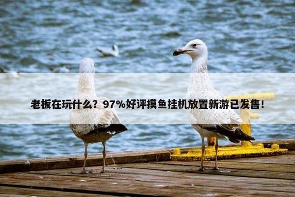 老板在玩什么？97%好评摸鱼挂机放置新游已发售！