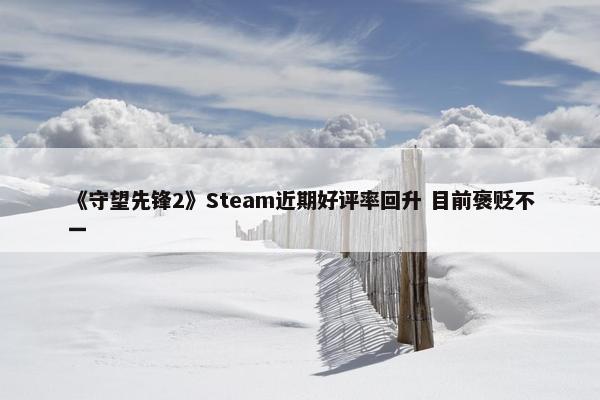 《守望先锋2》Steam近期好评率回升 目前褒贬不一