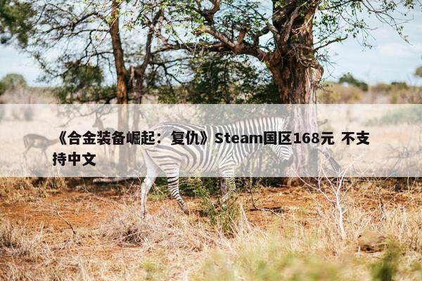 《合金装备崛起：复仇》Steam国区168元 不支持中文