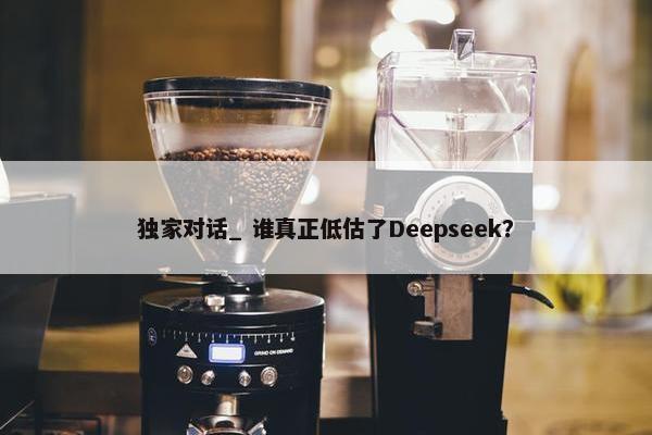 独家对话_ 谁真正低估了Deepseek？